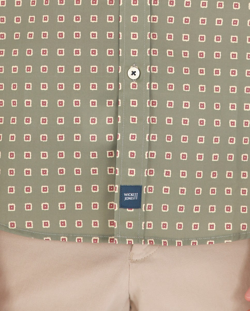 Dry Green Casual Shirt