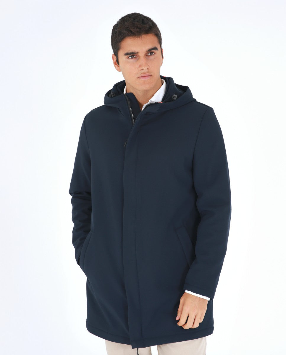 Dark Blue Jacket 100% Poliester