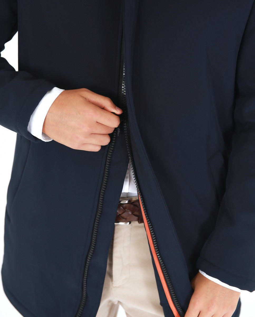 Dark Blue Jacket 100% Poliester