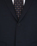 Dark Blue Suit Regular Plain 100% Flece wool