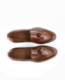 Mocassins Berloques 100% Pele em Castanho Escuro