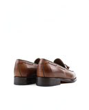 Mocassins Berloques 100% Pele em Castanho Escuro