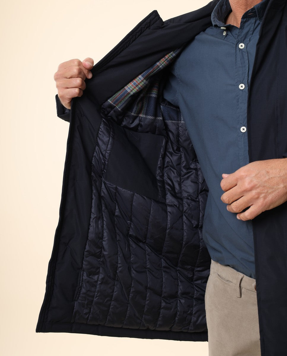 Dark Blue Jacket 100% Poliester