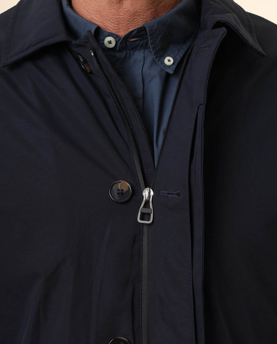 Dark Blue Jacket 100% Poliester