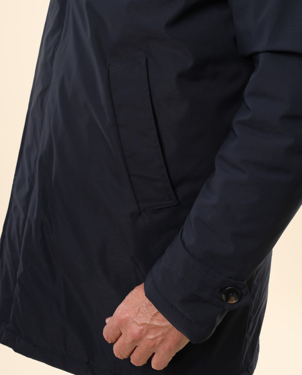 Dark Blue Jacket 100% Poliester