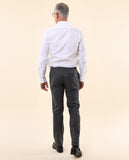 Pantalón Soft Slim 100% Lana Virgem en Gris