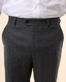 Pantalón Soft Slim 100% Lana Virgem en Gris
