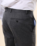Pantalón Soft Slim 100% Lana Virgem en Gris