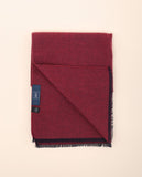 Echarpe 100% Caxemira em Cor-de-rosa Escuro