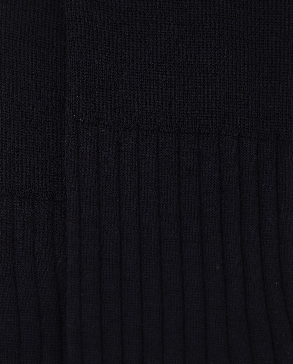 Dark Blue Long Socks