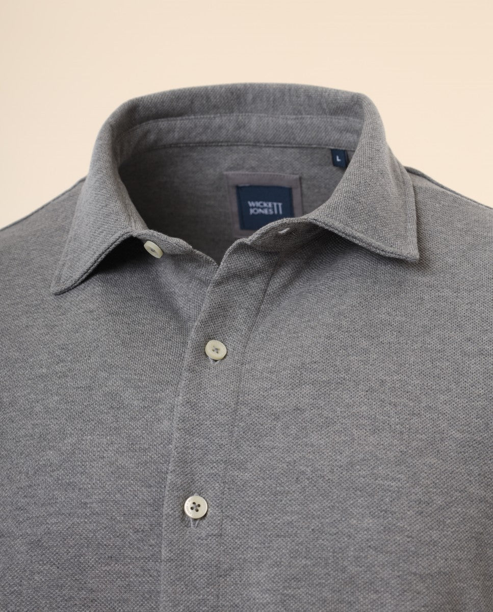 Grey Casual Shirt 100% Cotton
