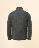 Chaqueta 100% Lana en Verde Oliva Oscuro