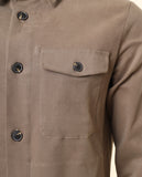 Camisa Casual em Caqui