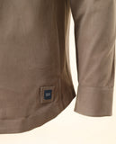 Camisa Casual em Caqui