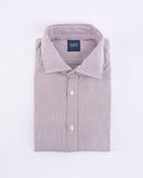 Camisa Casual 100% Algodón en Burdeos