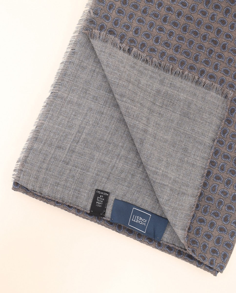 Echarpe 100% Lã em Castanho