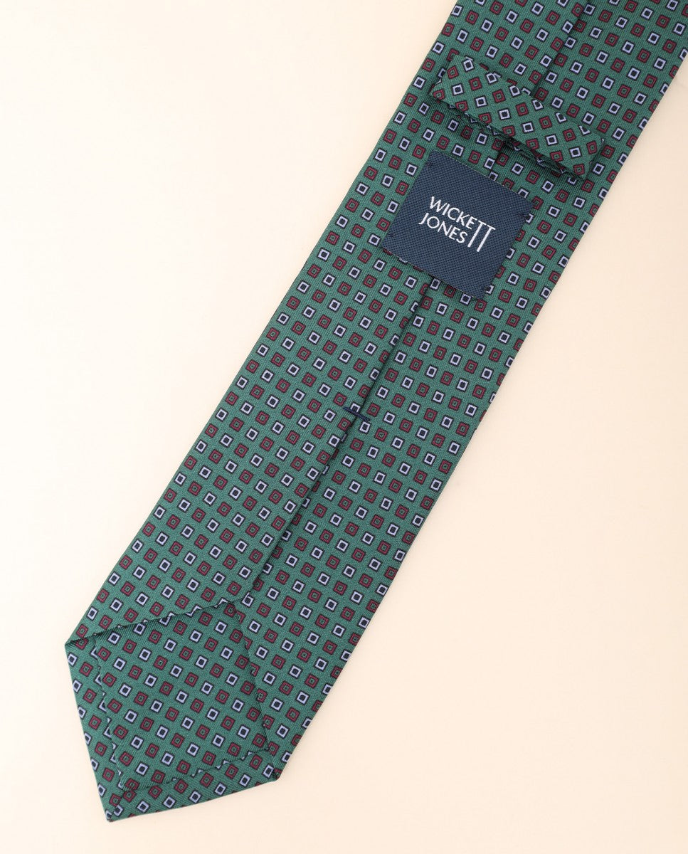 Gravata 100% Seda em Verde