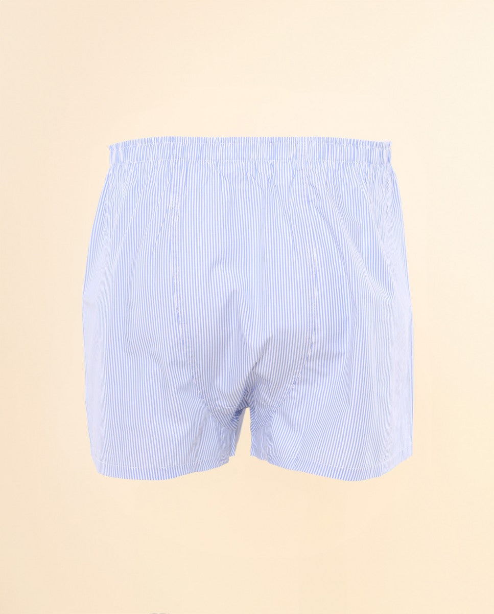Boxer 100% Algodão em Azul Claro