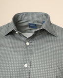 Camisa Casual 100% Algodão em Verde Seco