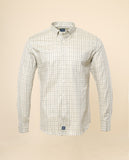 Camisa Casual 100% Algodão em Verde Claro