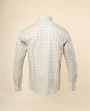 Camisa Casual 100% Algodão em Verde Claro