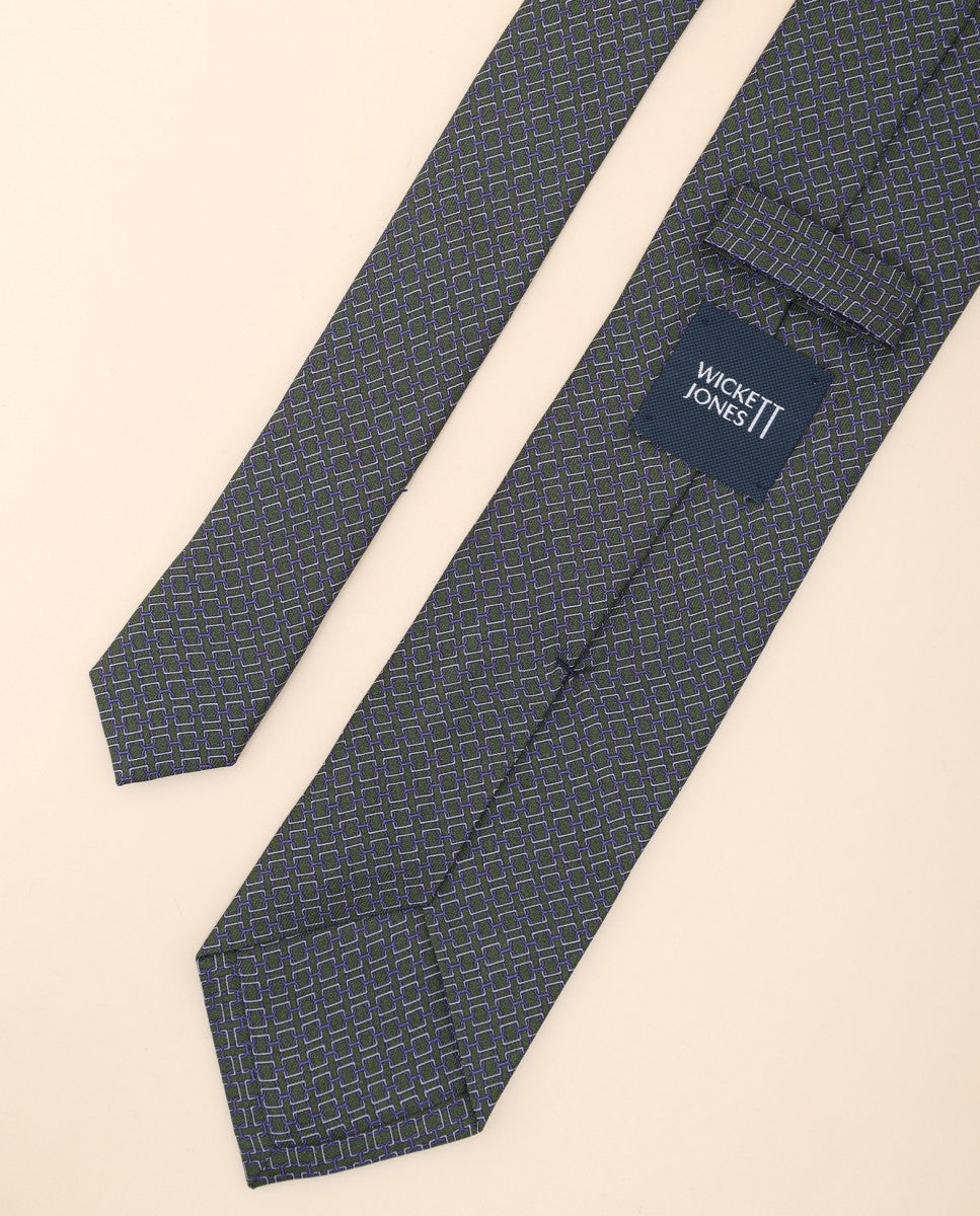 Gravata 100% Seda em Verde