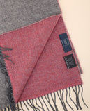 Cachecol 100% Lã Virgem em Cor-de-rosa Claro