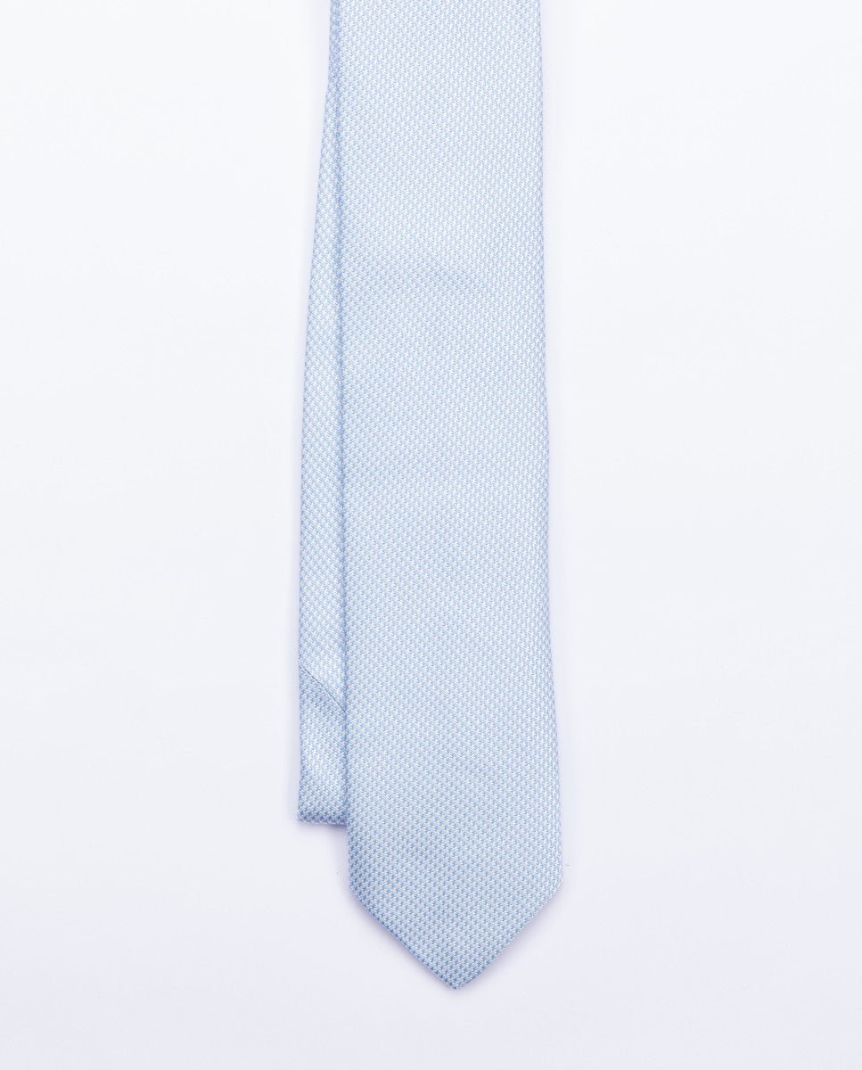 Light Blue Tie 100% Silk