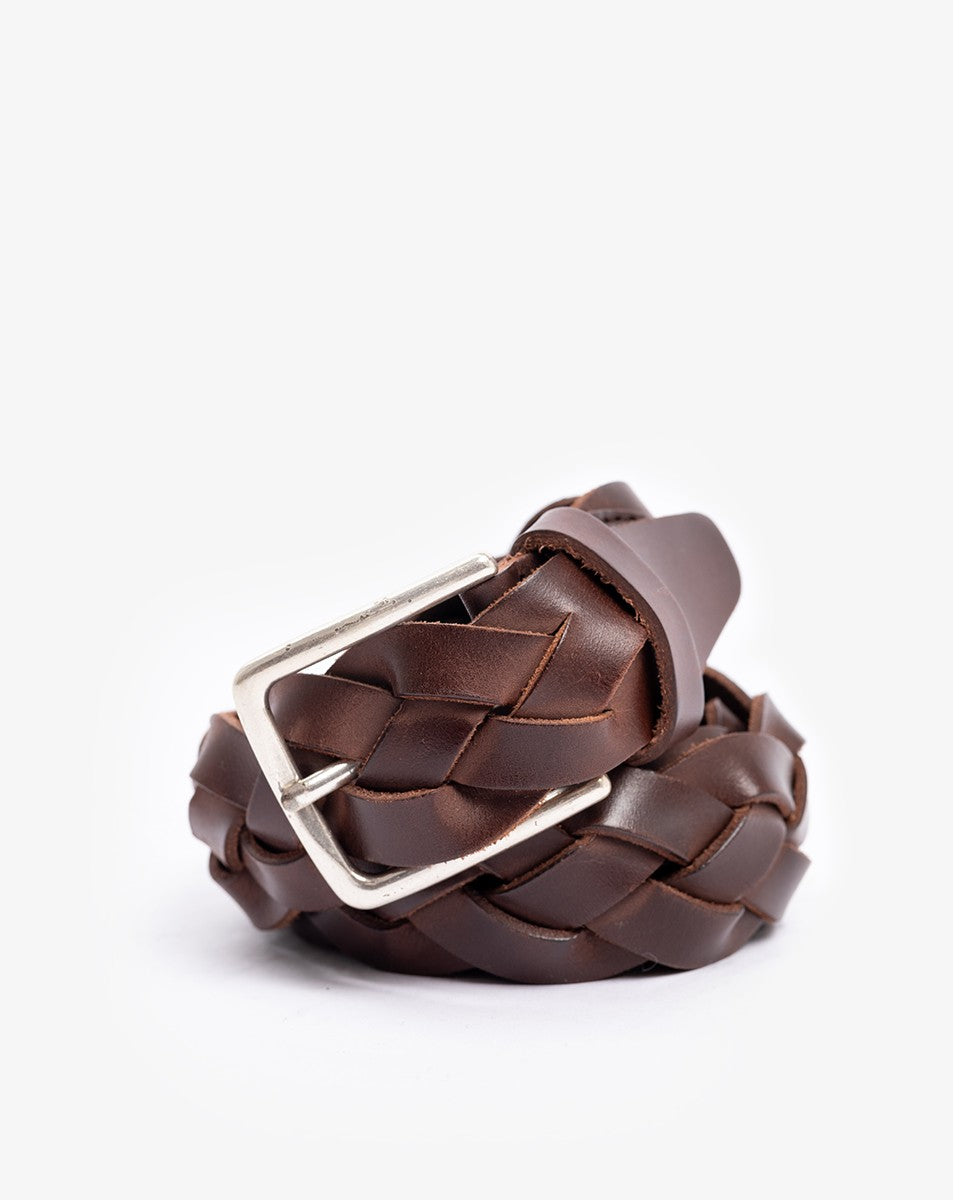 Dark Brown Casual Belt 100% Leather