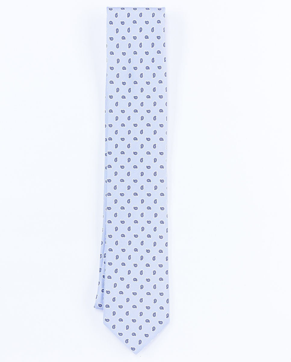 Light Blue Tie 100% Silk