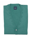 Green Cardigan 100% Cotton