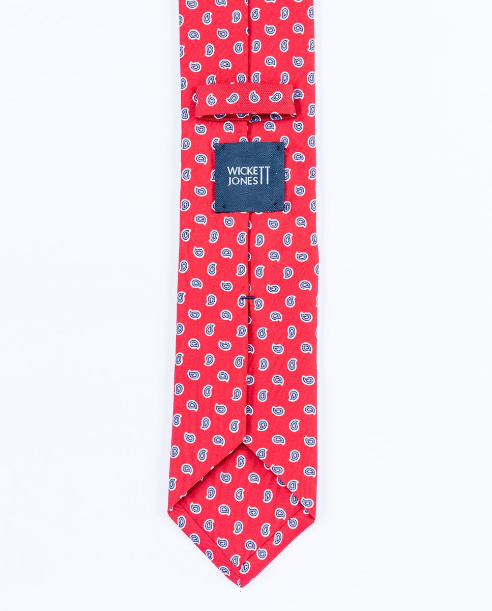 Red Tie 100% Silk
