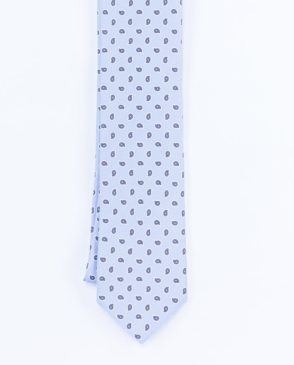 Light Blue Tie 100% Silk