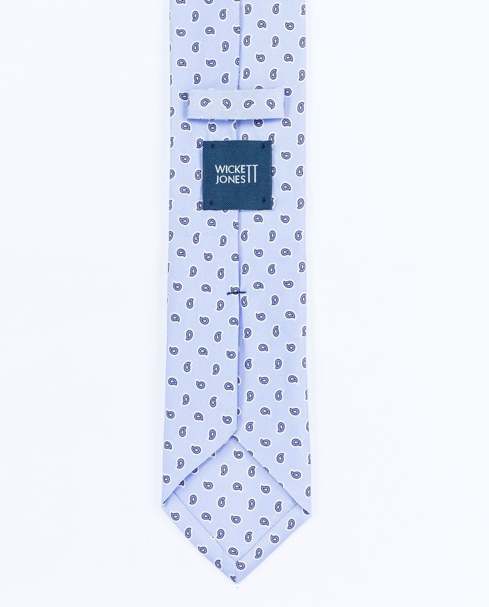 Light Blue Tie 100% Silk