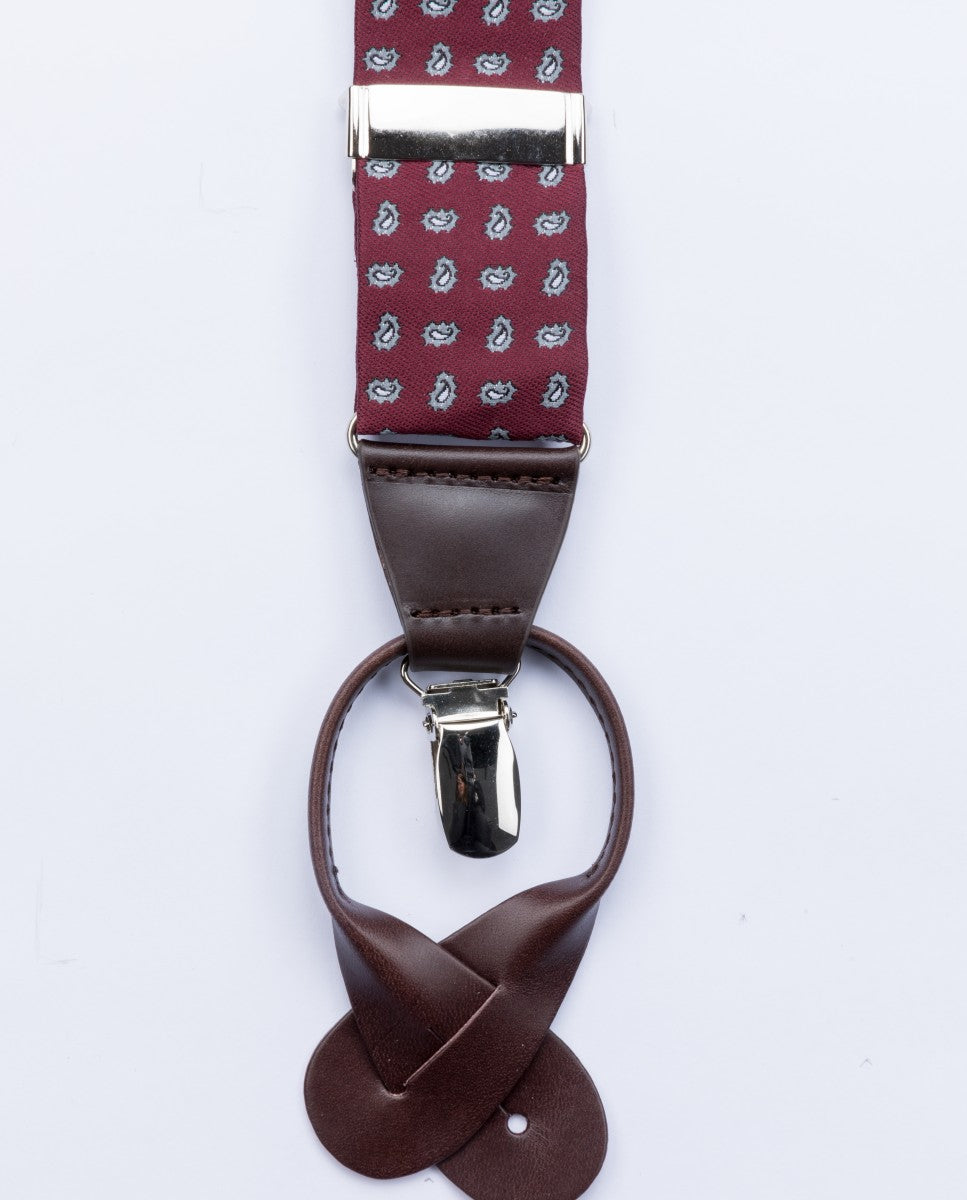 Dark Bordeaux Braces