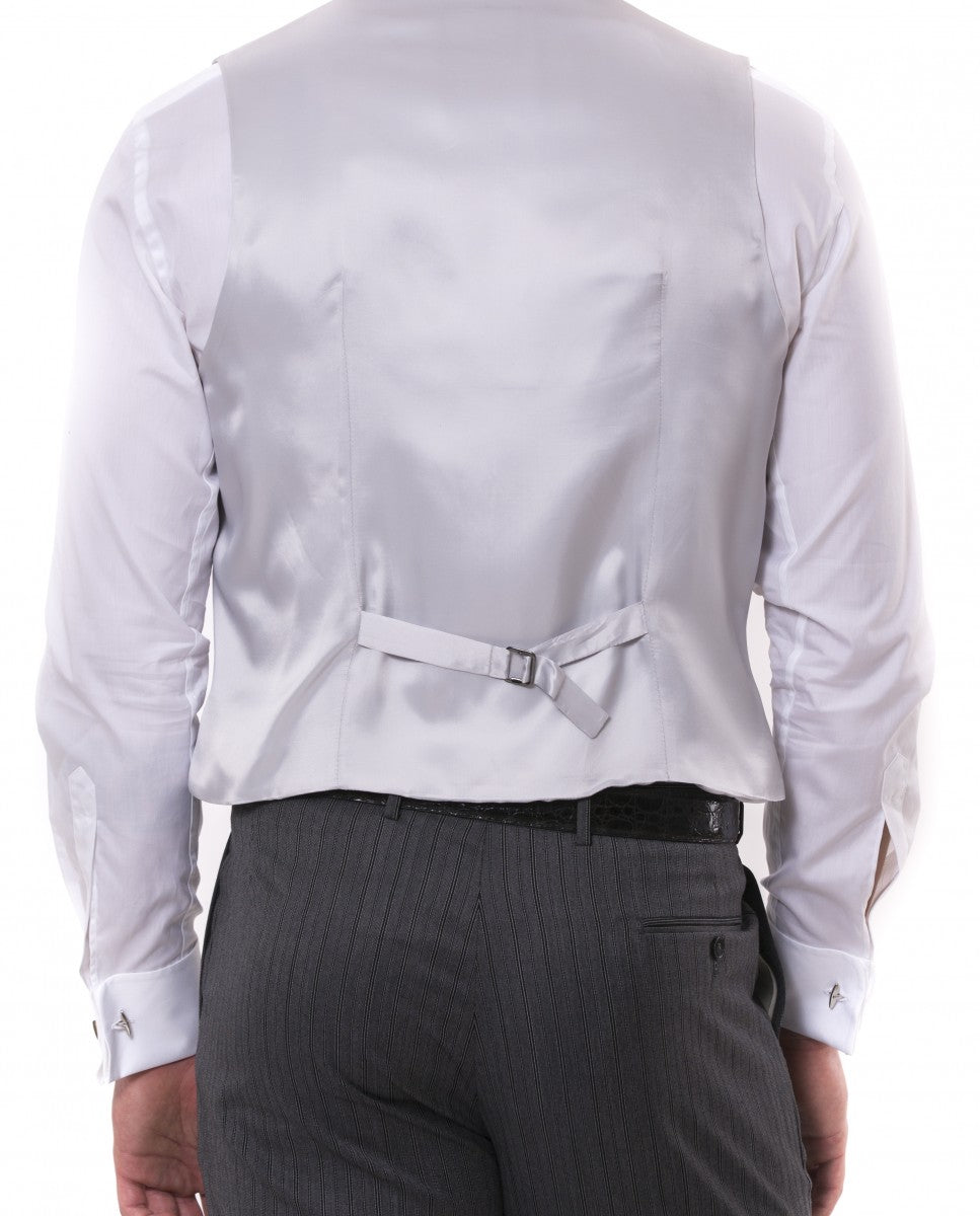 Light Grey Vest 100% Wool