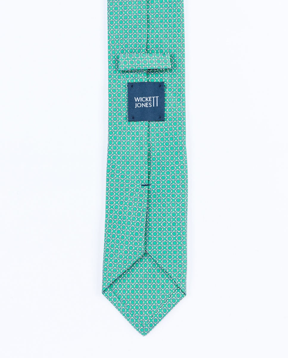 Green Tie 100% Silk