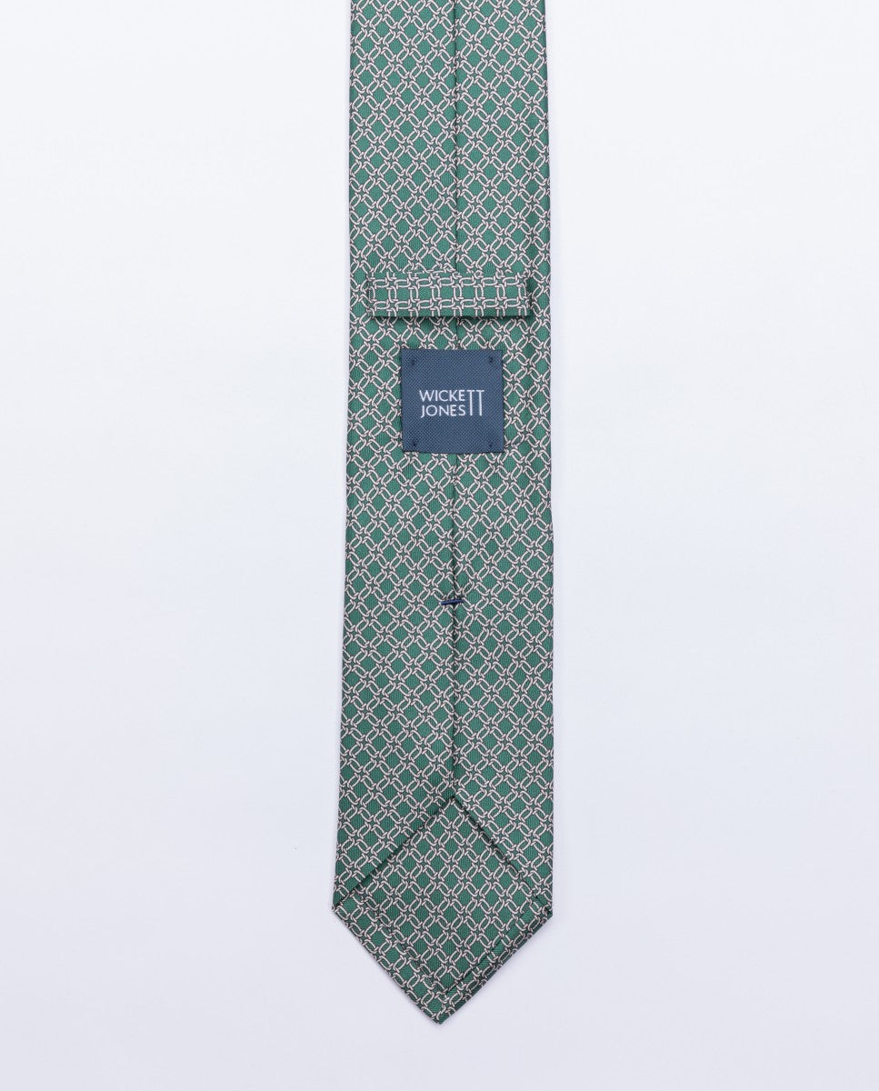 Green Tie 100% Silk