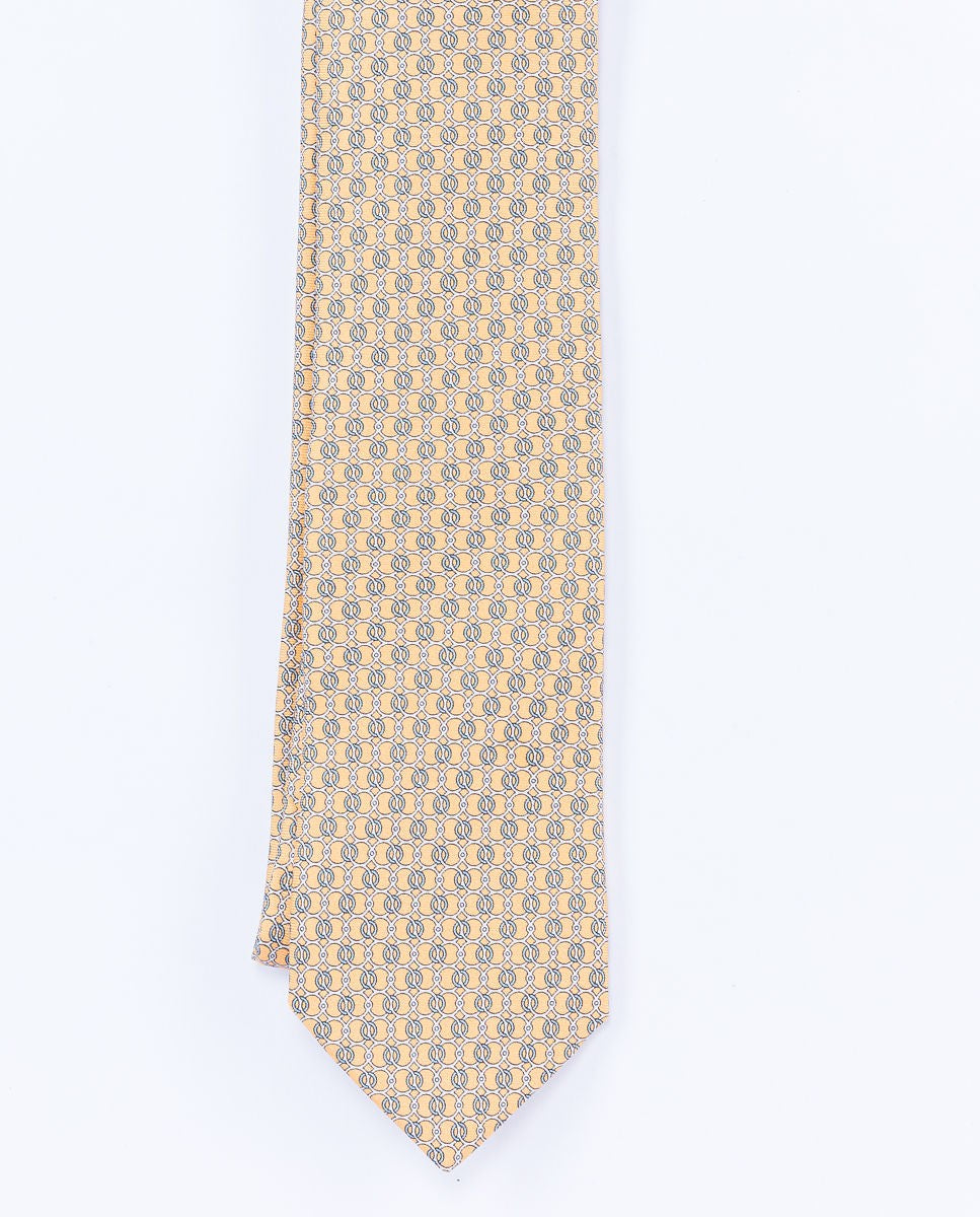 Light Yellow Tie 100% Silk