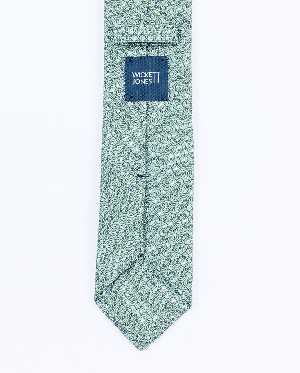Green Tie 100% Silk