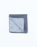 Dark Blue Pocket Squares 100% Silk