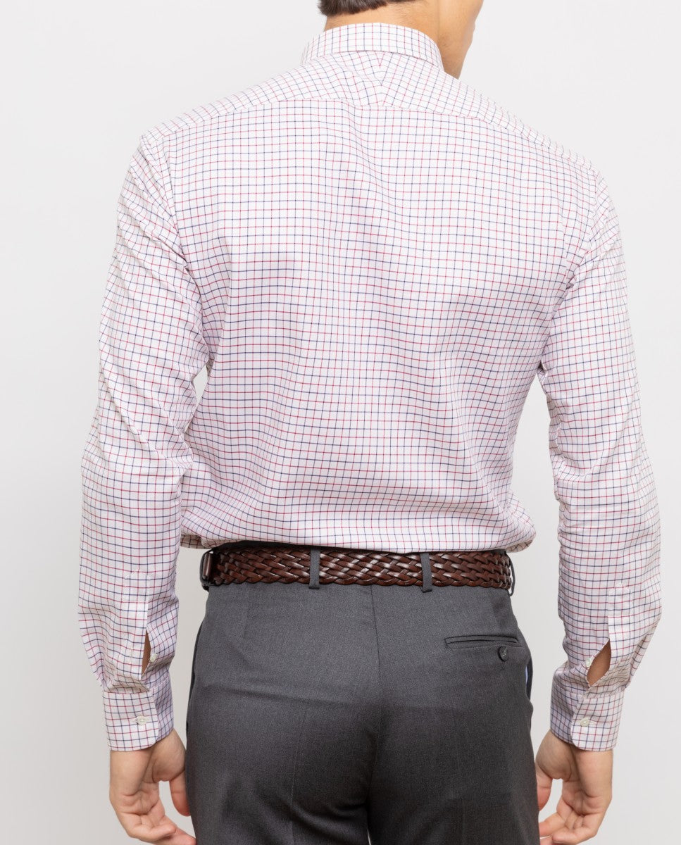 Camisa Clássica 100% Algodão em Bege Claro