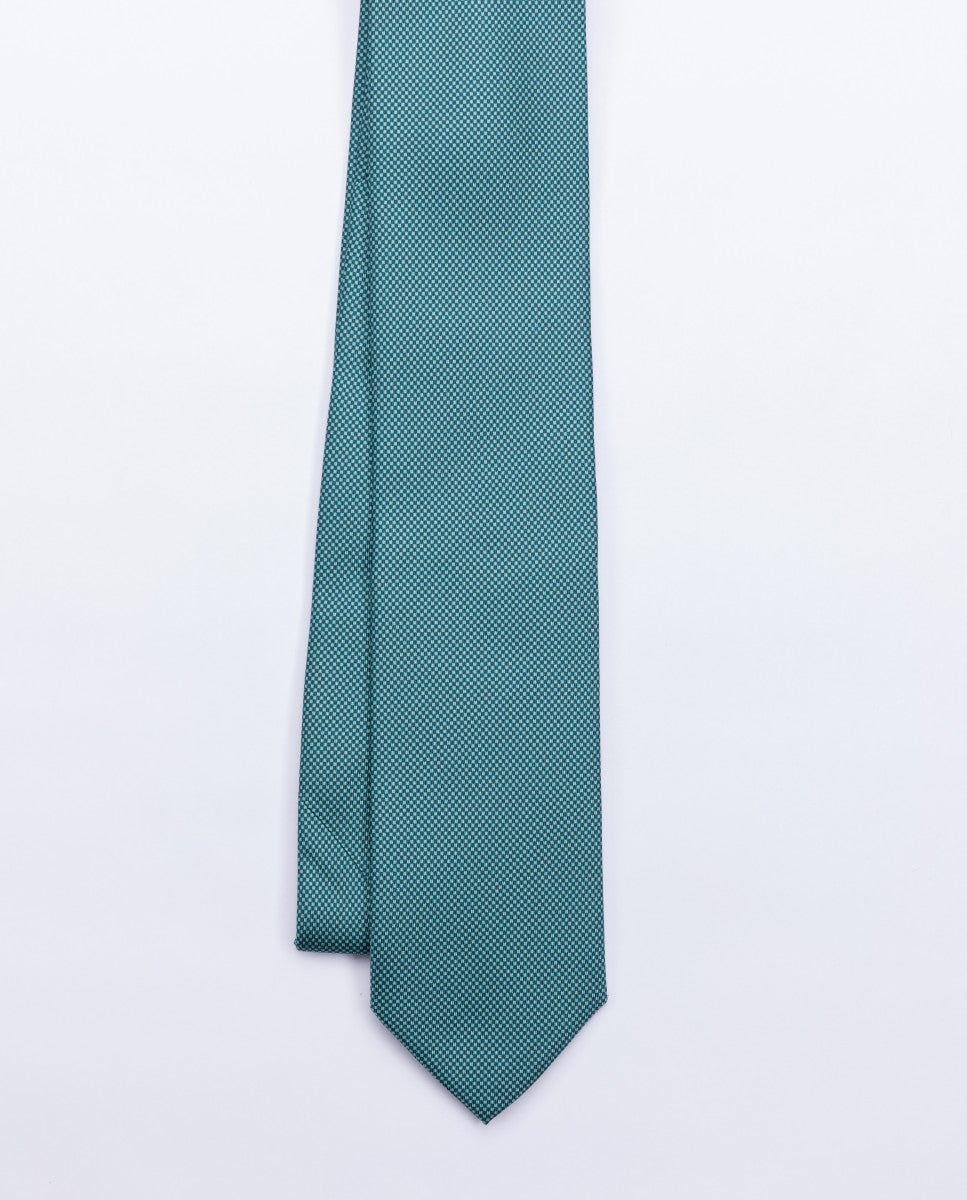Dark Green Tie 100% Silk