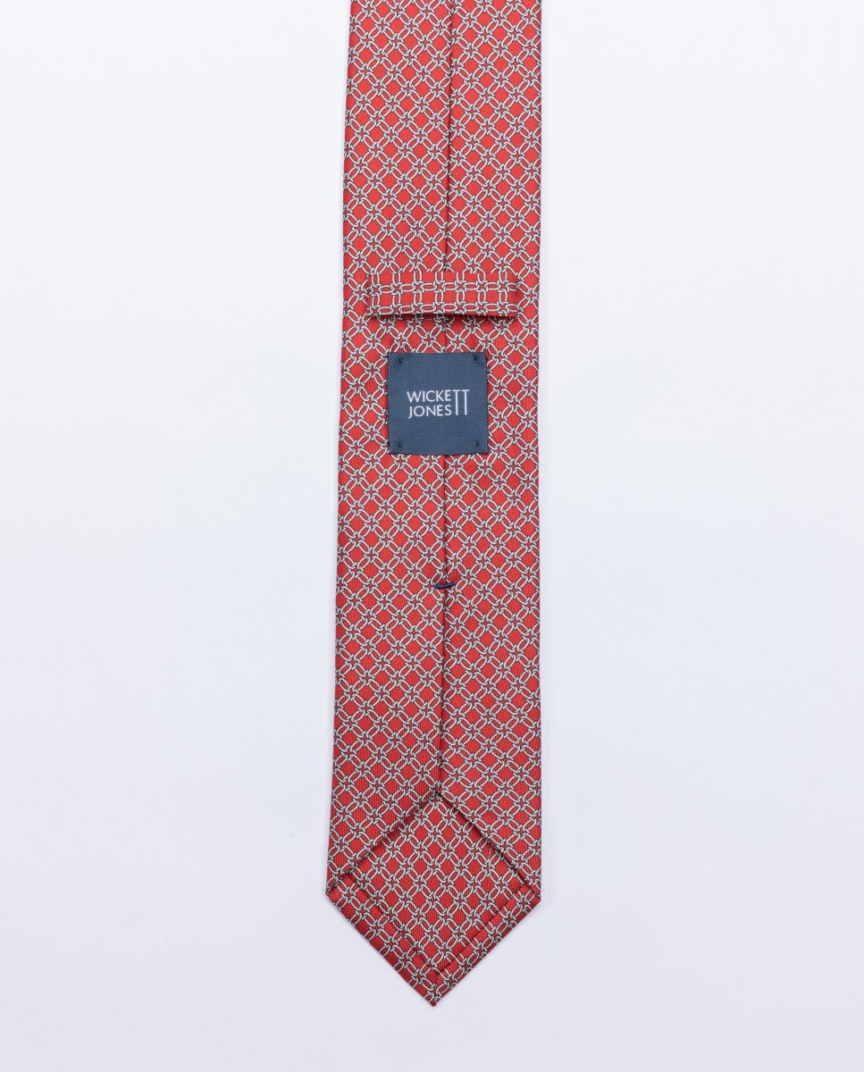 Red Tie 100% Silk