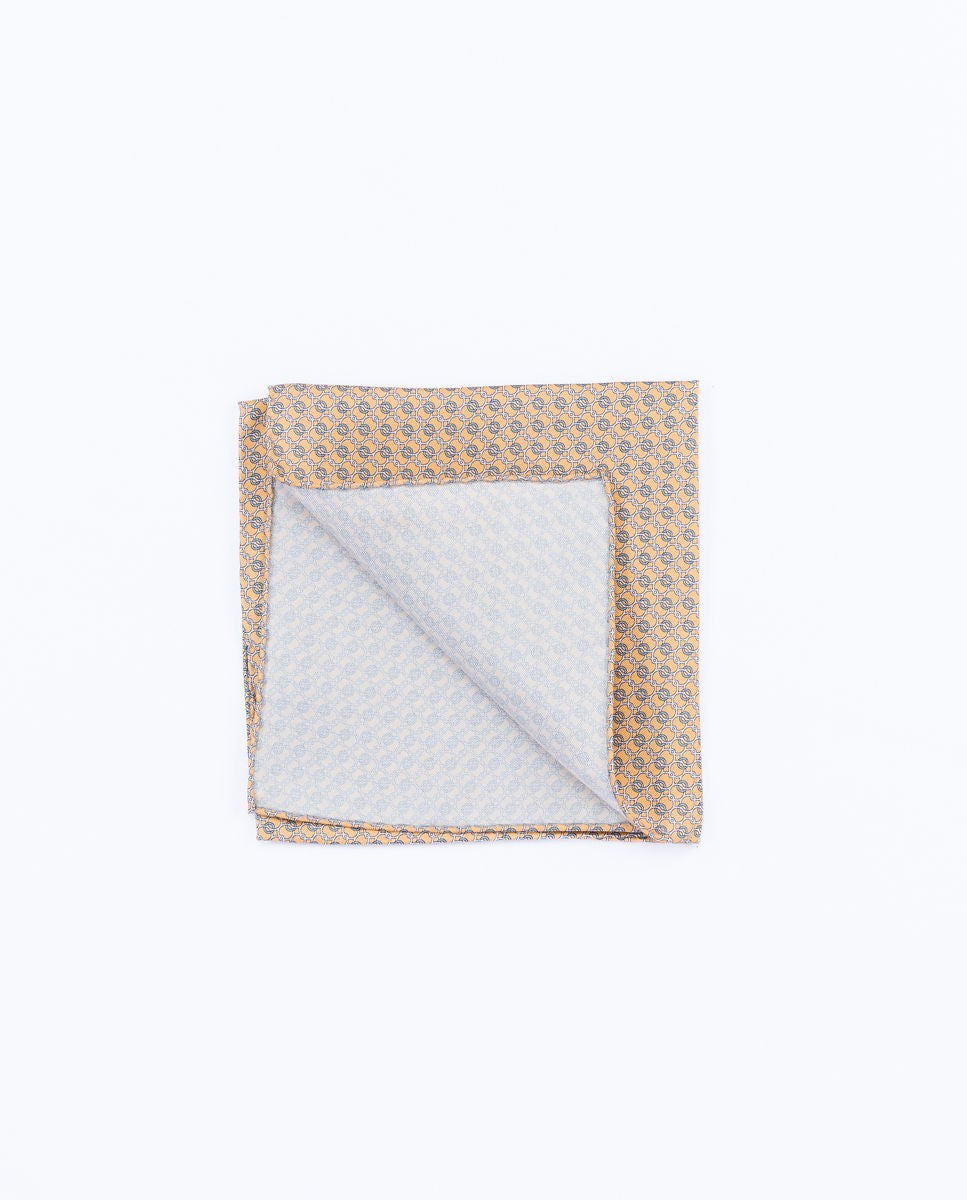 Light Yellow Pocket Squares 100% Silk