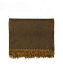 Dark Brown Blanket 100% Merino Wool