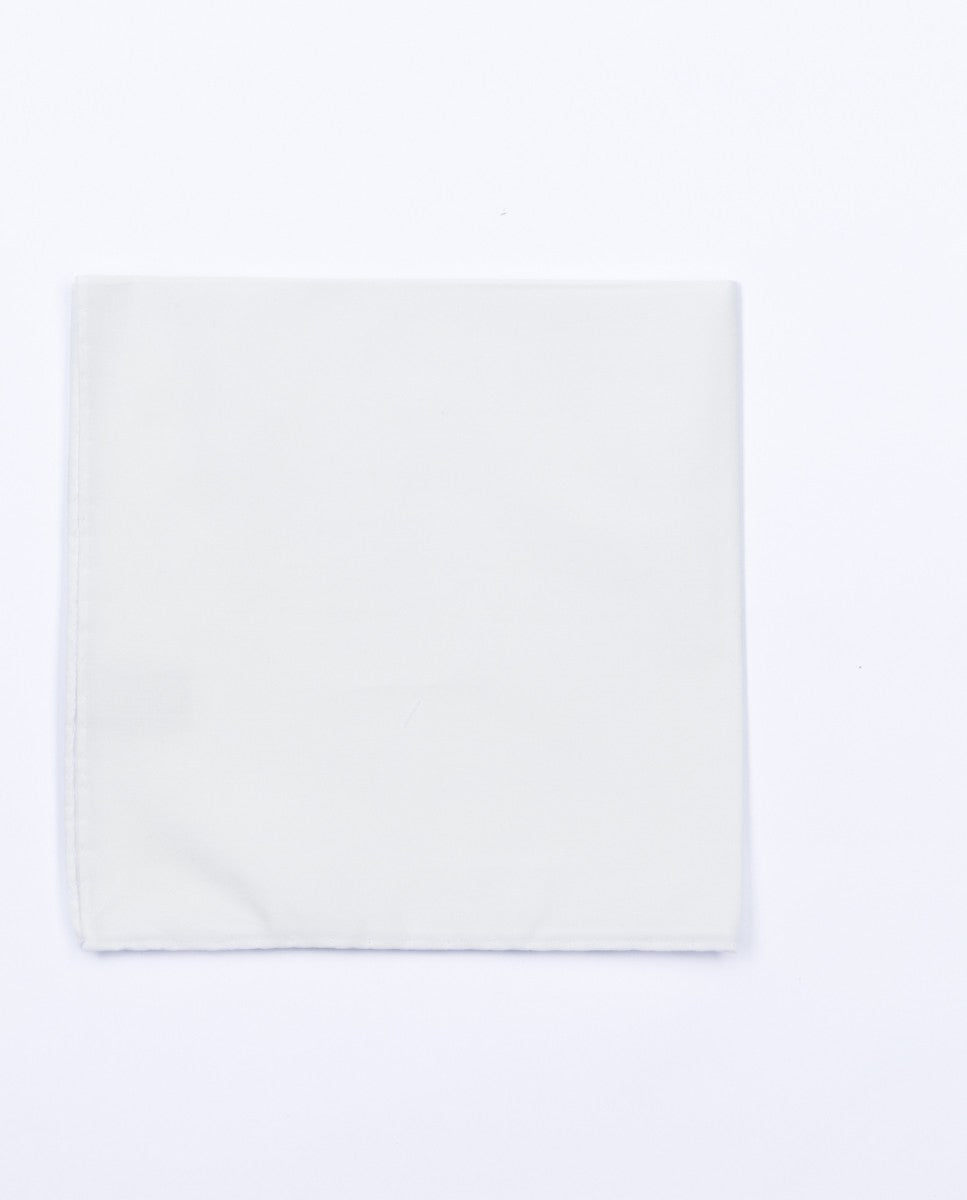 White Pocket Squares 100% Cotton