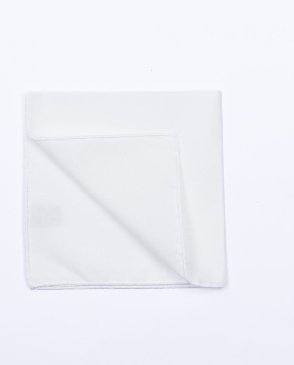 White Pocket Squares 100% Cotton
