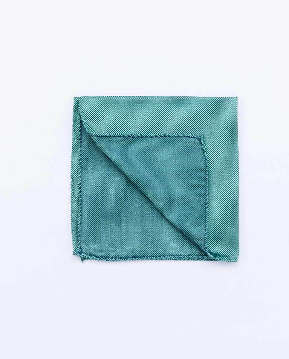 Light Green Pocket Squares 100% Silk
