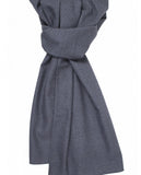 Echarpe 100% Lã em Azul Escuro